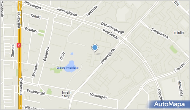 Warszawa, Łukaszczyka Franciszka, mapa Warszawy