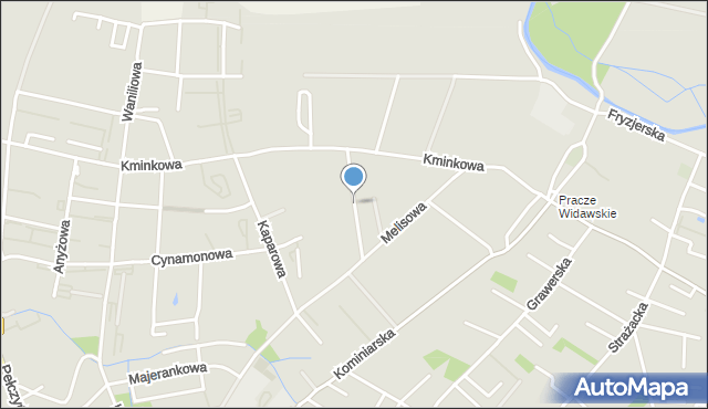 Wrocław, Lukrecjowa, mapa Wrocławia