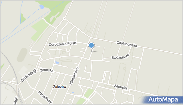 Wrocław, Łuczników, mapa Wrocławia