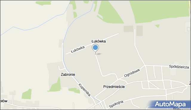 Zakliczyn powiat tarnowski, Łukówka, mapa Zakliczyn powiat tarnowski