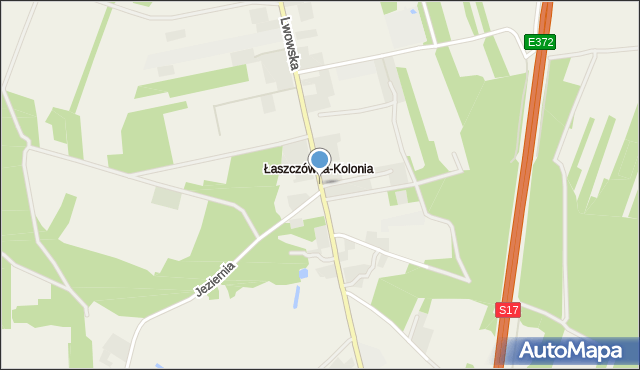 Jeziernia, Lwowska, mapa Jeziernia