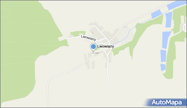 Lwowiany, Lwowiany, mapa Lwowiany