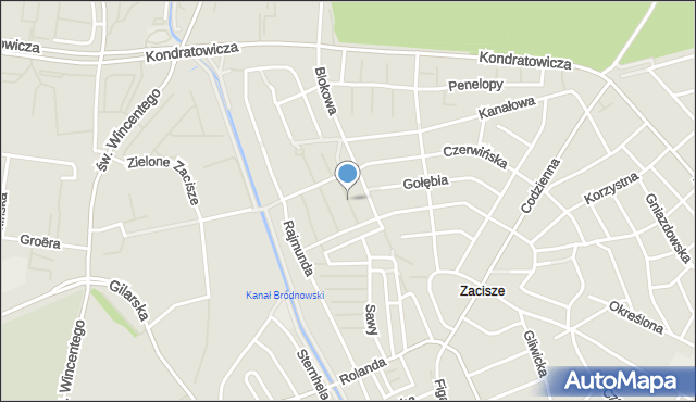 Warszawa, Lwa, mapa Warszawy