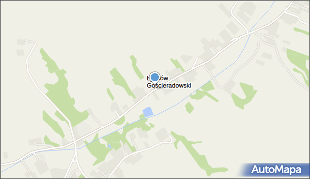 Łychów Gościeradowski, Łychów Gościeradowski, mapa Łychów Gościeradowski