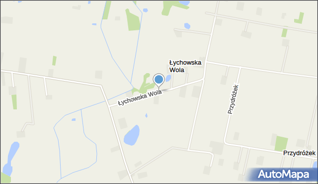 Łychowska Wola, Łychowska Wola, mapa Łychowska Wola