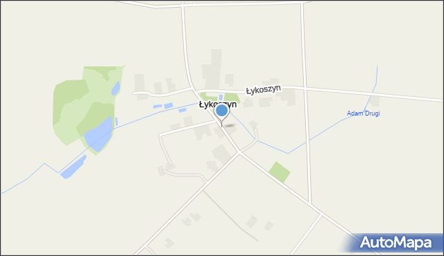 Łykoszyn, Łykoszyn, mapa Łykoszyn