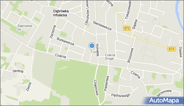 Tarnów, Łyczakowska, mapa Tarnów