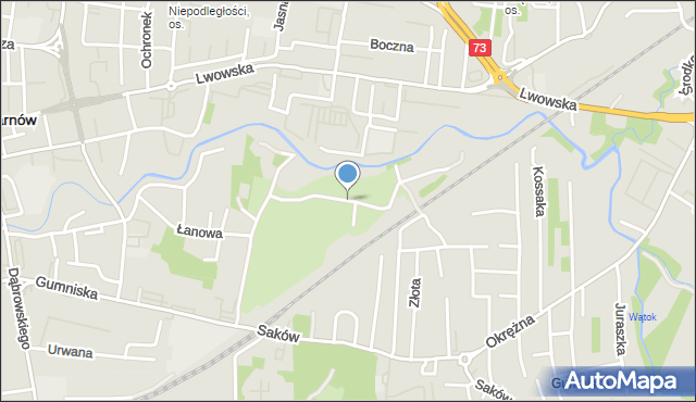 Tarnów, Łyczków, mapa Tarnów