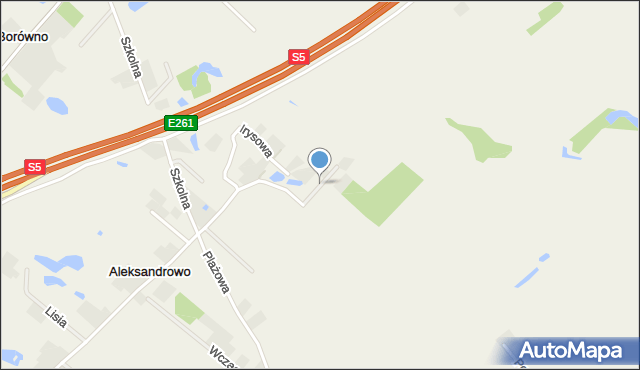 Aleksandrowo gmina Dobrcz, Makowa, mapa Aleksandrowo gmina Dobrcz