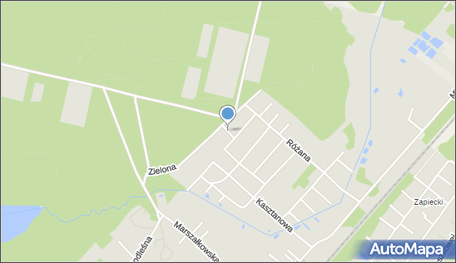 Czarna Białostocka, Makowa, mapa Czarna Białostocka