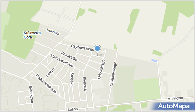 Działdowo, Makowskiego Tadeusza, mapa Działdowo