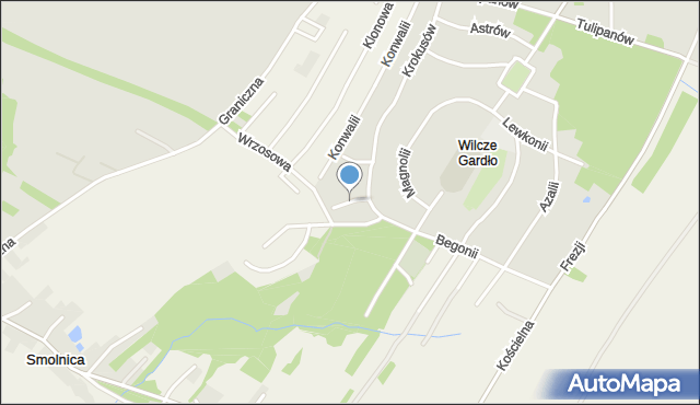 Gliwice, Maków, mapa Gliwic