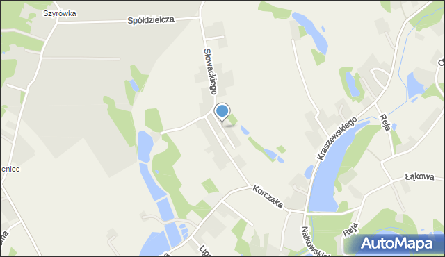 Golasowice, Makuszyńskiego Kornela, mapa Golasowice