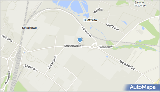 Goleniów, Maszewska, mapa Goleniów