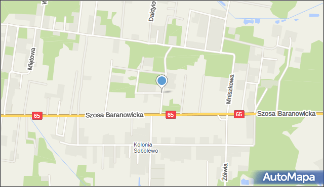 Grabówka powiat białostocki, Macierzankowa, mapa Grabówka powiat białostocki