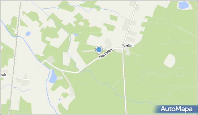 Granowiec, Mariacka, mapa Granowiec