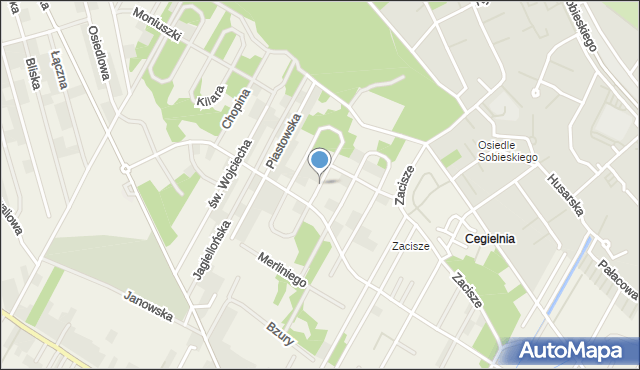 Jabłonna powiat legionowski, Makowskiego Tadeusza, mapa Jabłonna powiat legionowski