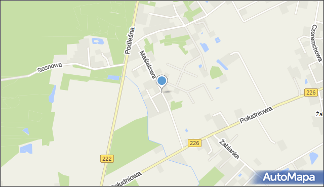 Jagatowo, Maślakowa, mapa Jagatowo