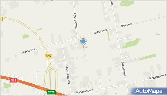 Jakubowice Konińskie, Makowa, mapa Jakubowice Konińskie