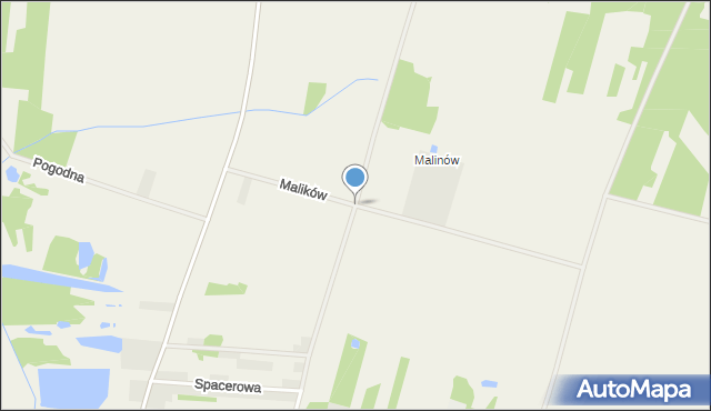 Jedlińsk, Malików, mapa Jedlińsk