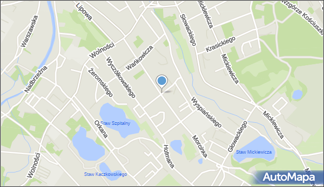 Jelenia Góra, Malczewskiego Jacka, mapa Jelenia Góra