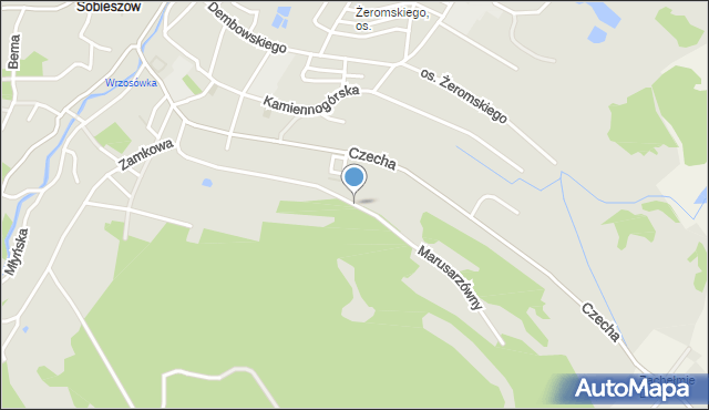 Jelenia Góra, Marusarzówny Heleny, mapa Jelenia Góra