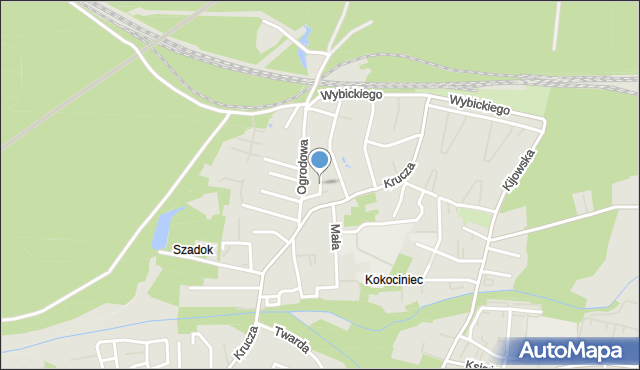 Katowice, Majakowskiego Włodzimierza, mapa Katowic