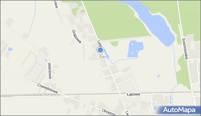 Kaźmierz, Malinowa, mapa Kaźmierz