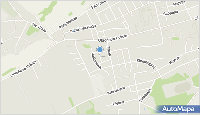 Kolbuszowa, Makowa, mapa Kolbuszowa