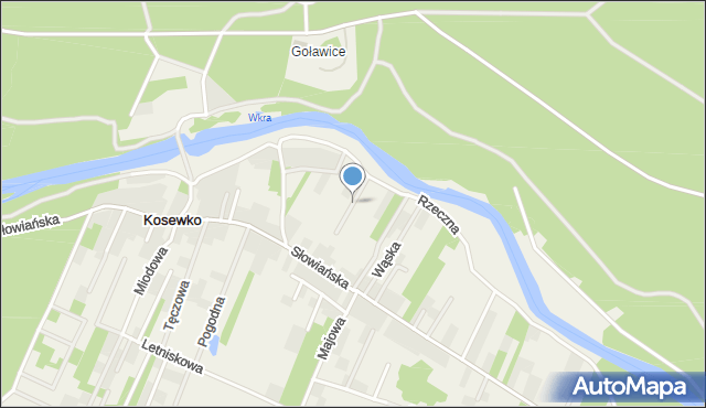 Kosewko, Mała, mapa Kosewko