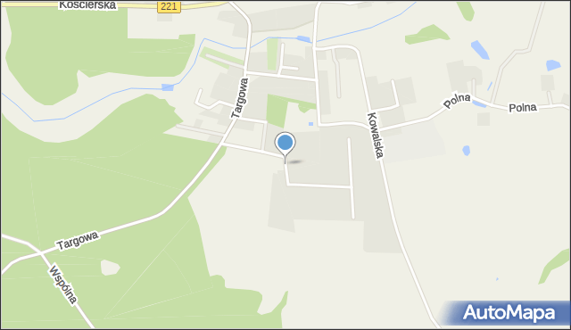 Lubań gmina Nowa Karczma, Maderskiego Tadeusza, mapa Lubań gmina Nowa Karczma