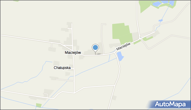 Maciejów gmina Kluczbork, Maciejów, mapa Maciejów gmina Kluczbork