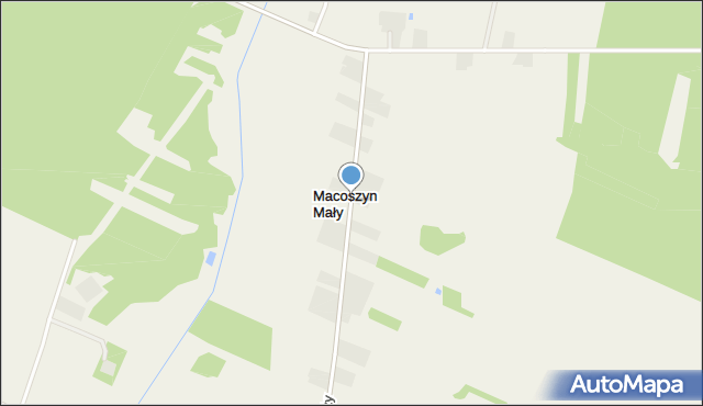 Macoszyn Mały, Macoszyn Mały, mapa Macoszyn Mały