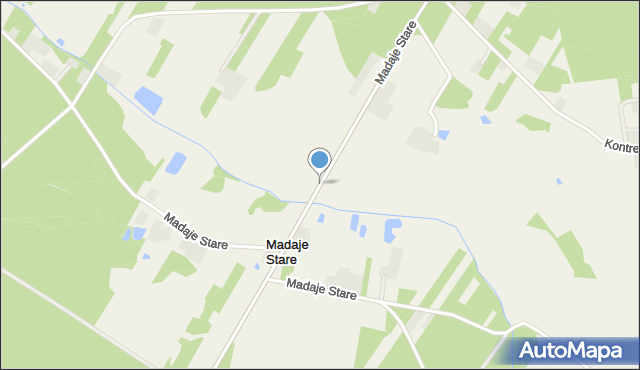 Madaje Stare, Madaje Stare, mapa Madaje Stare
