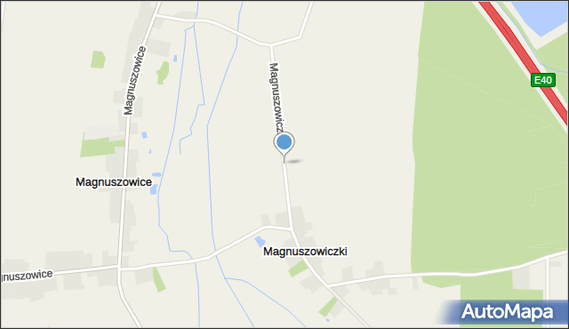 Magnuszowiczki, Magnuszowiczki, mapa Magnuszowiczki