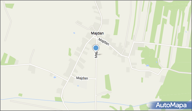 Majdan gmina Stoczek, Majdan, mapa Majdan gmina Stoczek