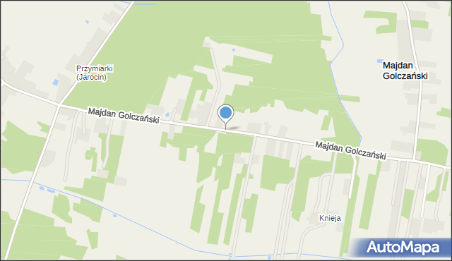 Majdan Golczański, Majdan Golczański, mapa Majdan Golczański