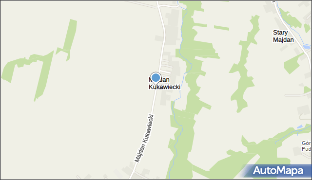 Majdan Kukawiecki, Majdan Kukawiecki, mapa Majdan Kukawiecki