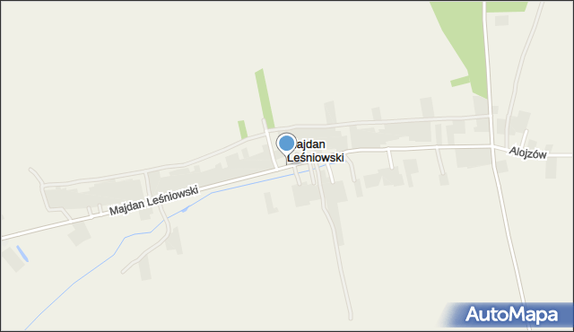Majdan Leśniowski, Majdan Leśniowski, mapa Majdan Leśniowski