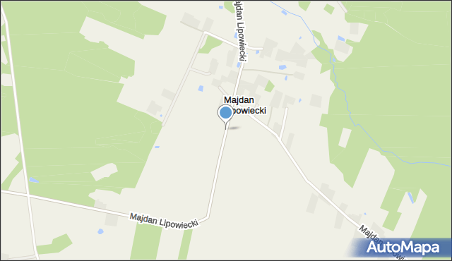 Majdan Lipowiecki, Majdan Lipowiecki, mapa Majdan Lipowiecki