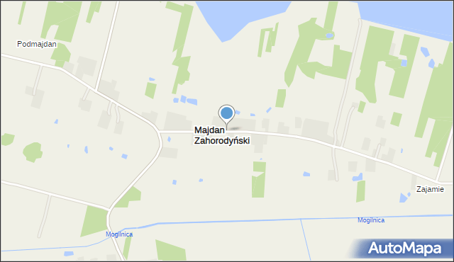 Majdan Zahorodyński, Majdan Zahorodyński, mapa Majdan Zahorodyński