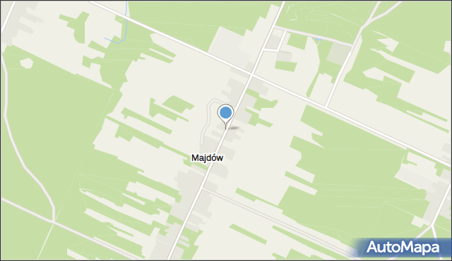 Majdów, Majdów, mapa Majdów