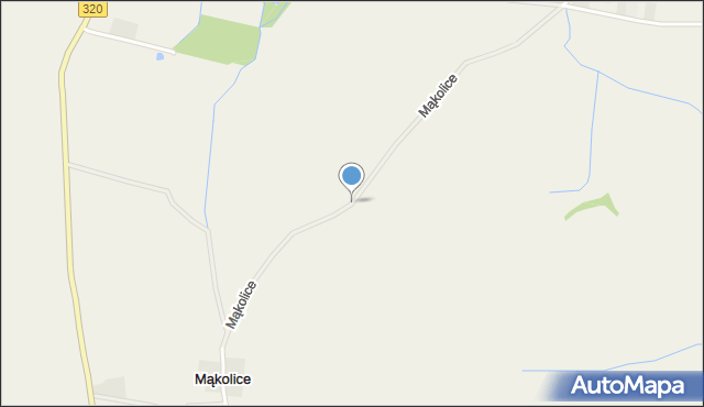 Mąkolice gmina Legnickie Pole, Mąkolice, mapa Mąkolice gmina Legnickie Pole