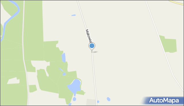 Makowice gmina Płoty, Makowiska, mapa Makowice gmina Płoty
