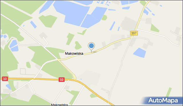Makowiska gmina Solec Kujawski, Makowiska, mapa Makowiska gmina Solec Kujawski