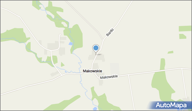 Makowskie, Makowskie, mapa Makowskie