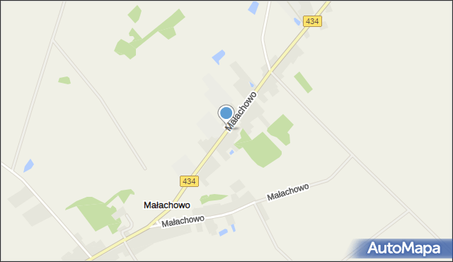 Małachowo gmina Dolsk, Małachowo, mapa Małachowo gmina Dolsk