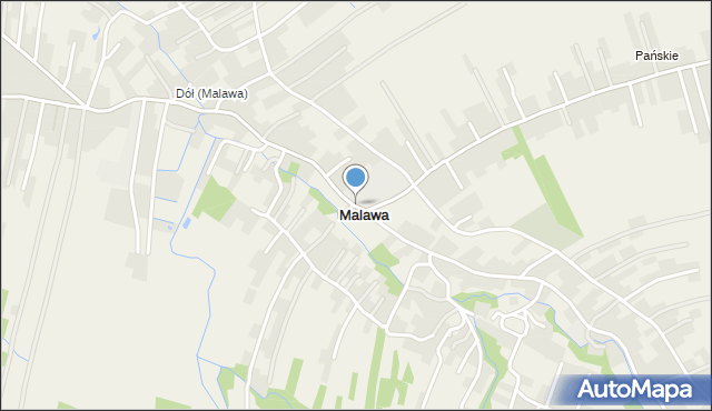 Malawa gmina Krasne, Malawa, mapa Malawa gmina Krasne
