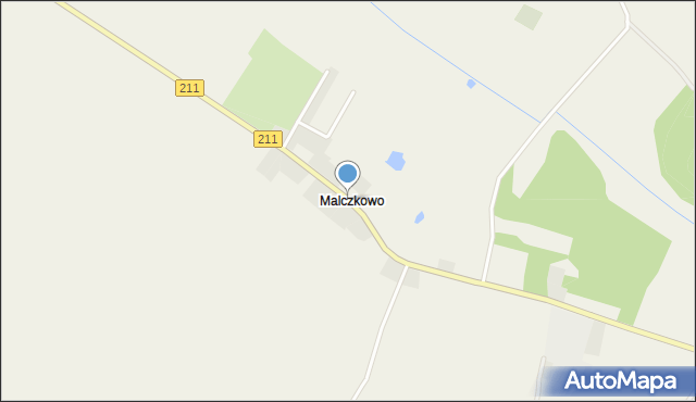 Malczkowo, Malczkowo, mapa Malczkowo