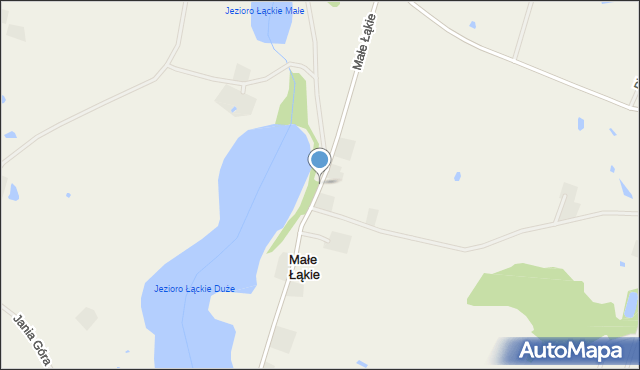 Małe Łąkie, Małe Łąkie, mapa Małe Łąkie